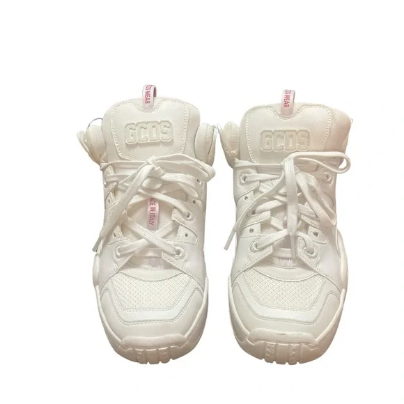 GCDS Skate Sneaker White Size 8.5 - Picture 2 of 5
